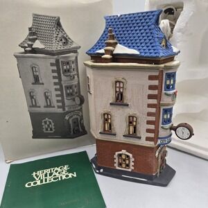 Dept 56 City Clockworks Christmas in the City Series Heritage Village #55310 Box